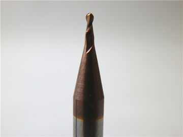 कस्टम ठोस कार्बाइड माइक्रो एंड मिल्स TiAlN लेपित गेंद नाक endmill 0.3um