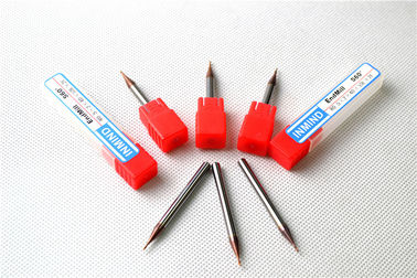 कस्टम ठोस कार्बाइड माइक्रो एंड मिल्स TiAlN लेपित गेंद नाक endmill 0.3um